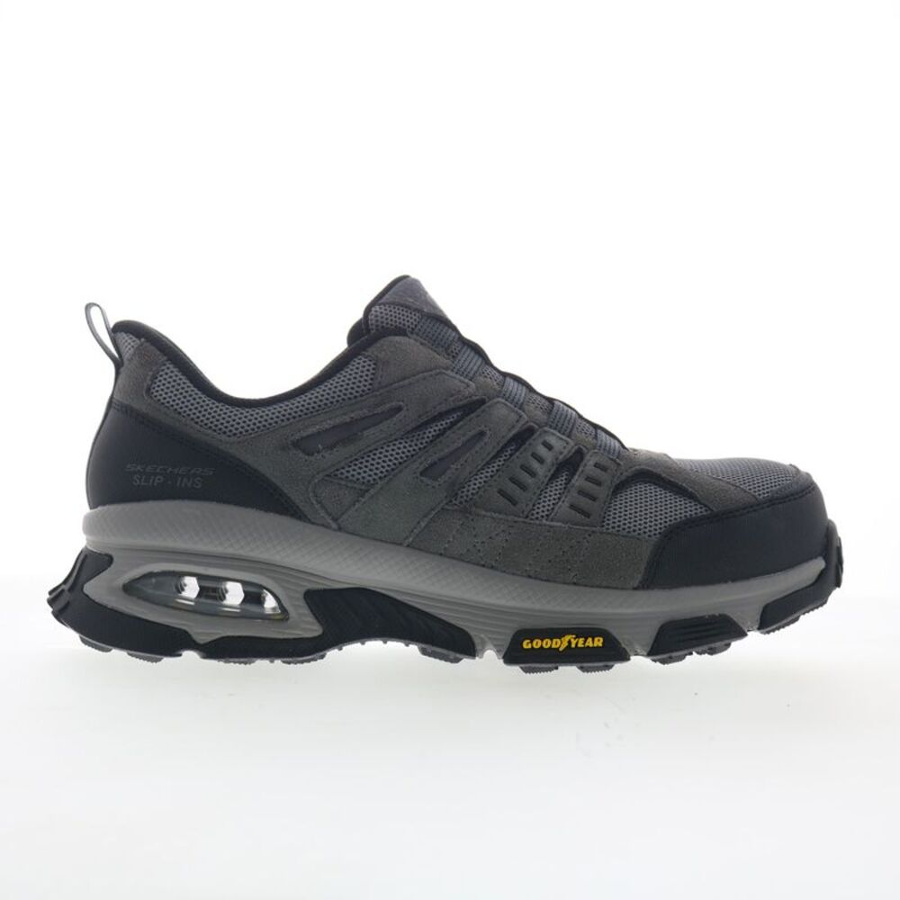 Skechers Mens Skech-Air Envoy Steel Toe - Delegator Gray Shoes (NWT)